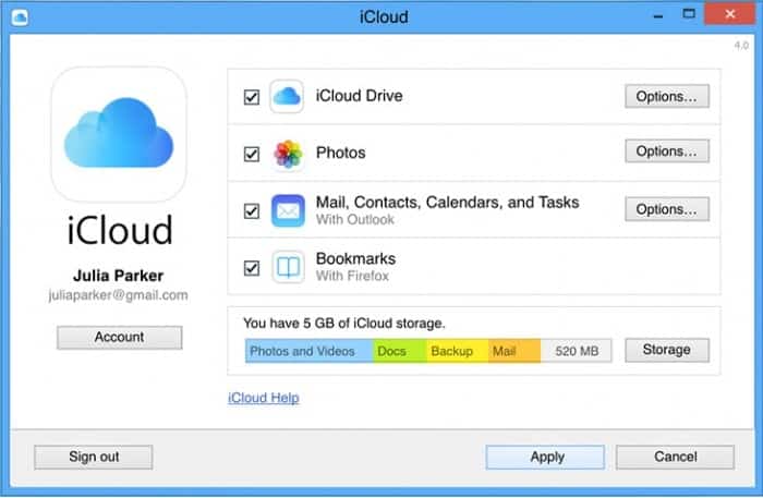 icloud скачать на компьютер