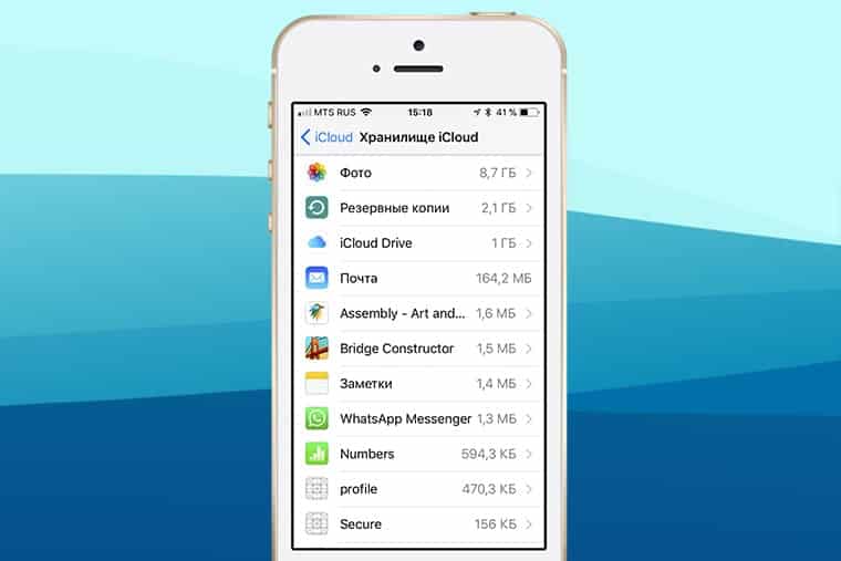 форматировать iCloud на iPhone 5s